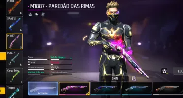 Conta de 8 dígitos free fire, quase 7 anos, gemada