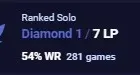 CONTA DIAMANTE LOL