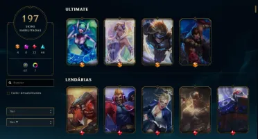 CONTA LOL DIAMANTE 2 198 SKINS