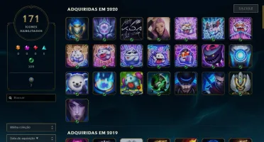 CONTA LOL DIAMANTE 2 198 SKINS