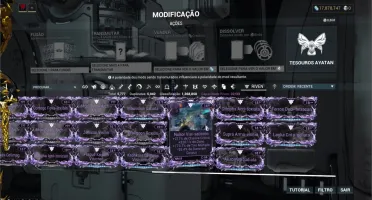 Conta warframe maestria 27 nukor riven, todos os warframes