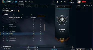 CONTA LEVEL 122 PRATA I, EX GOLD