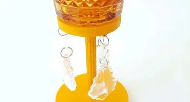 Castiçal Bico de Jaca - Amarelo -M