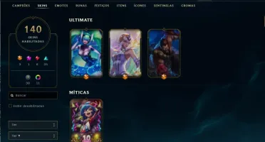COMBO CONTA LOL1 + CONTA WR (MESMA CONTA RIOT)