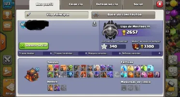 Vendo conta Clash of Clans CV10 Semi Full