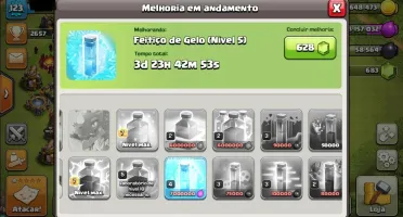 Vendo conta Clash of Clans CV10 Semi Full