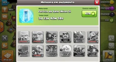 Vendo conta Clash of Clans CV10 Semi Full