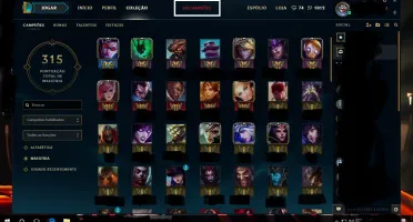 Conta Gold 3 109 Campeões 110 Skins ULTIMATES icones 2014