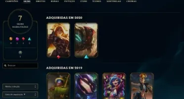 Conta nível 39 e skin Eclipse Solar Leona.