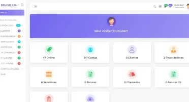 Painel Revenda Internet Vpn Ssh - 15 Logins