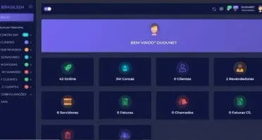 Painel Revenda Internet Vpn Ssh - 15 Logins
