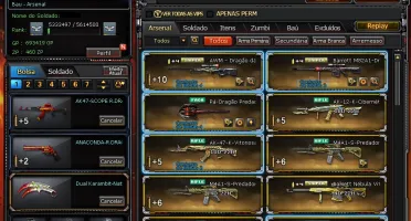 Conta CrossFire AL 3 Vips, LA SWAT.