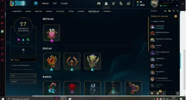 VENDO CONTA LOL PLATINA