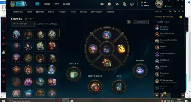 VENDO CONTA LOL PLATINA