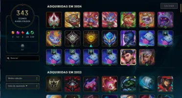 Conta League Of Legends 288 Skins Lvl 353