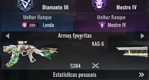 CONTA "Blood Strike" Com skins e level