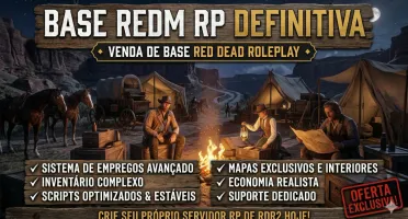 Base RedM Completa – Com Scripts Exclusivos (Até Bruxas!)