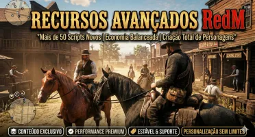 Base RedM Completa – Com Scripts Exclusivos (Até Bruxas!)