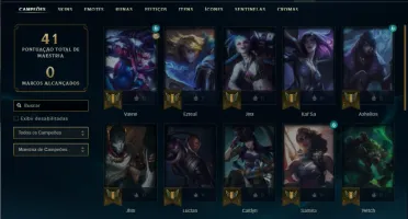 Esmeralda 3 com 30 Champs e 11 Skins