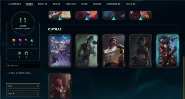 Esmeralda 3 com 30 Champs e 11 Skins