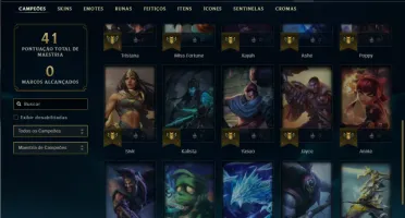 Esmeralda 3 com 30 Champs e 11 Skins