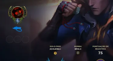 Conta Platina 1 provisória upada a mão, lvl 63, 4 skins, 35