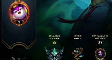 CONTA LOL PLATINA IV