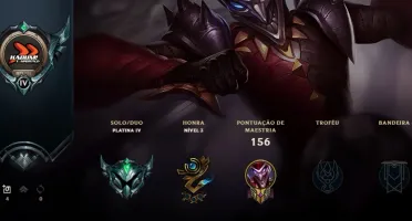 Conta LOL Platina