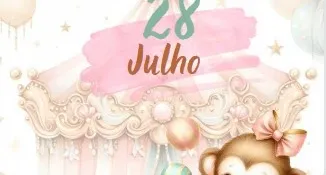 Convite animado no canva com musica