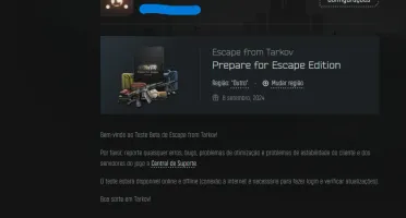 Conta Tarkov Track Suit + Snowball + Arena +Stash+Roupa Bear