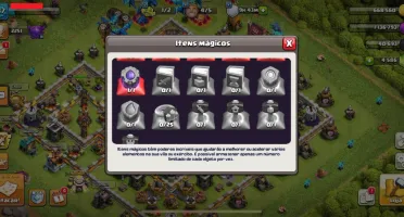 Conta Clash of Clans CoC - CV11 quase full + 4500 gemas