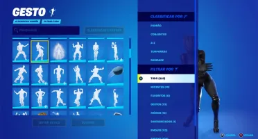 Conta de Fortnite com skin raríssima do Travis Scott.