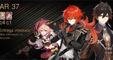 AR 37 Diluc C1 / Zhongli Conta Genshin Impact