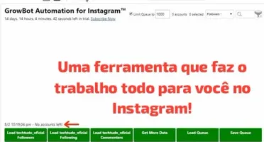 GrowBot 2025 v2.4.3 - O Robô que trabalha no seu Insta