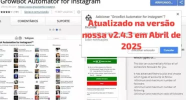 GrowBot 2025 v2.4.3 - O Robô que trabalha no seu Insta
