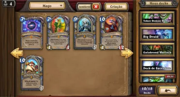 Hearthstone conta super top
