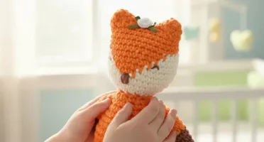 Amigurumi Raposinha Fofa Quarto de Bebê