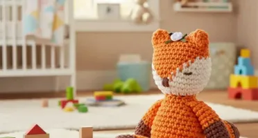 Amigurumi Raposinha Fofa Quarto de Bebê