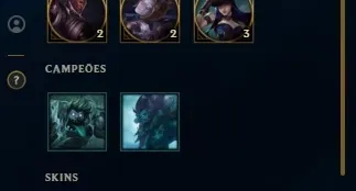 Conta League of legends Platina 5