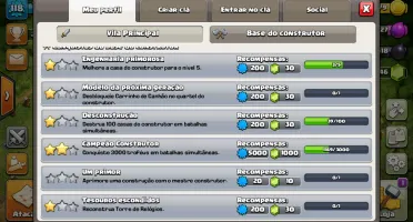 Clash of clans - Cv 9 full 4000 gemas