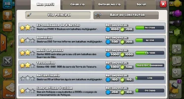 Clash of clans - Cv 9 full 4000 gemas