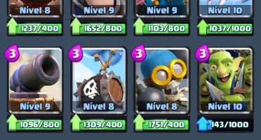 conta clash royale com 8 lendarias 3 nv2