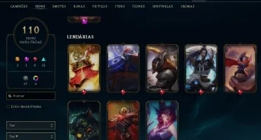 Conta LOL plat IV