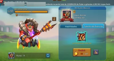 Conta de Lords Mobile 1,3B reino fechado