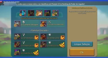 Conta de Lords Mobile 1,3B reino fechado
