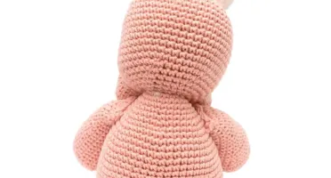 Hipopótamo em amigurumi