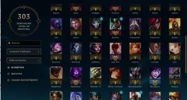 Conta League Of Legends Platina 5