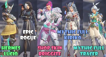 (Pc) Conta Overwatch, Shop Skins, Collab skins + 810 coins