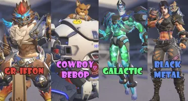 (Pc) Conta Overwatch, Shop Skins, Collab skins + 810 coins