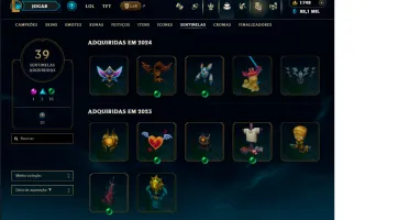 Conta Lol Br — 232 Skins | Lvl 849 | Todos Os Campeões 2017